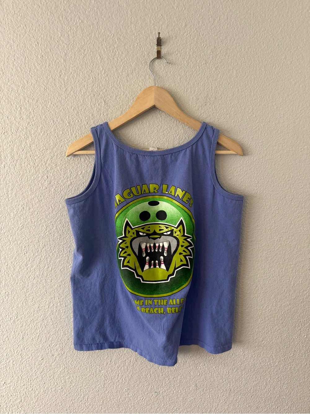 Y2K Maya Beach Belize Blue Tank Top Sleeveless
